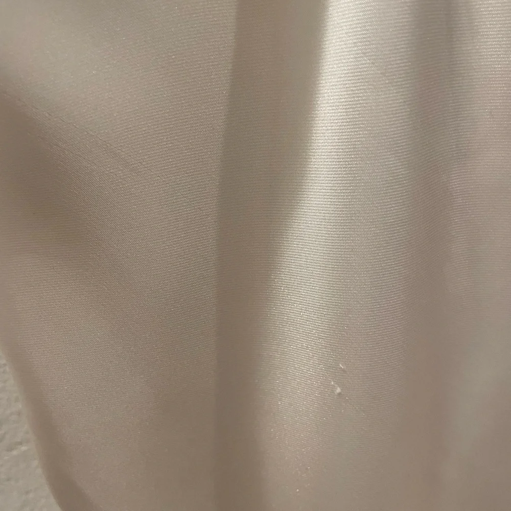 Zara 🤍 White  Mini Satin Low Open-Back Mini Slip Dress XS 🕊️ - Picture 10 of 11